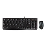 Logitech Kit Combo Mk120 Mouse Y Teclado Con Cable Español