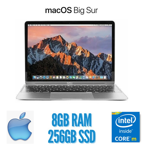 Apple Macbook Retina 12 A1534 2015 - Intel Core M 8gb 256ssd