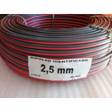 Cable Rojo Negro 2 X 2,5 Mm 100% Cobre X 5 Metros Vhf Uhf Hf