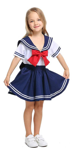 Disfraz De Sailor Moon Para Niñas, Uniforme Escolar Japonés