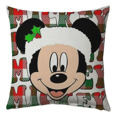 Mickey Mouse Navidad Almohada Cojin 40x40 01 | Meses sin interés