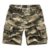 Bermudas De Camuflaje Para Hombre