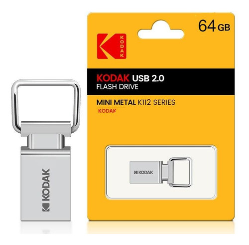 Pen Drive Kodak 64gb Mini Metal Flash Drive