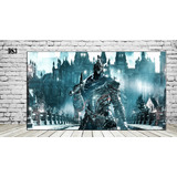 Cuadros Gamers Darks Souls En Lienzo 72x45 Cm Flex A4