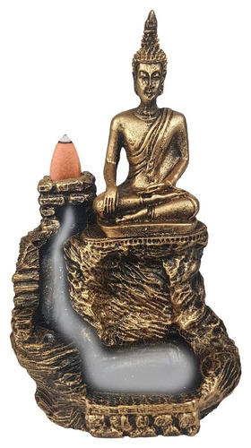 Incensario Cascata Buda Hindu Namaste Porta Incenso 3 Cores