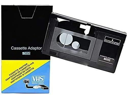 Cassette Adaptador Hitech Sona, De Vhs-c A Vhs, Negro