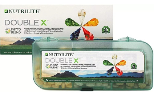 Pack 2 Cajas De Vitaminas Double X Nutrilite Amway