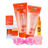 Kit Skin Care Limpeza Pele Cuidado Facial Vitamina C