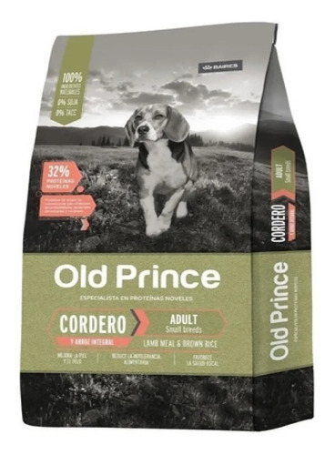 Old Prince Cordero Y Arroz Mordida Pequeña 3 Kg