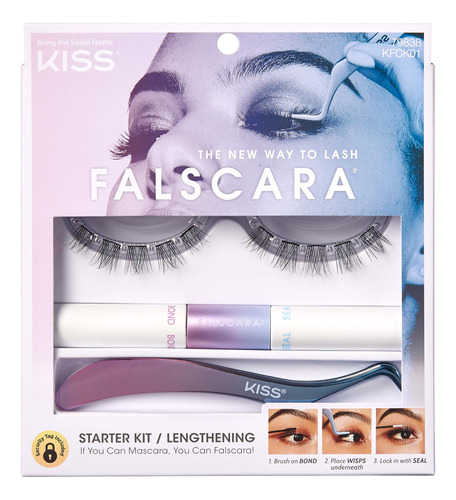 (starter Kit) - Kiss Falscara Eyelash - Starter Kit 01