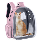 Mochila Pet Visão Panorâmico Astronauta Color Dog Cat