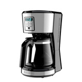 Cafetera Black+decker Cm1231 Automática Black Y Silver De Goteo 120v