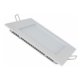 Panel Led Embutir Empotrar 24w Cuadrado Luz Fria - Glowlux