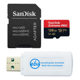 Microsdxc Tarjeta Memoria Extreme Pro 128 Gb Con Adaptador F