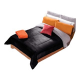 Cobertor Borrega Andromeda King Size Poliester Negro Concord