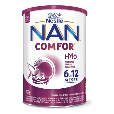Fórmula Infantil Nan Comfor 2 De 6 A 12 Meses 1,2 Kg Nestlé Tradicional | MercadoLivre