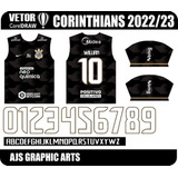 Arte Vetor Corel Camisa Corinthians Nova 2022/23
