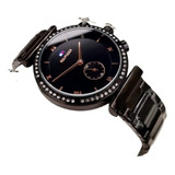 Reloj Dama Con Segundero Funcional, Cristal En Mineral 