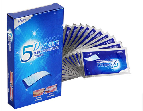 Clareamento Dental Fitas De Gel Adesivas 5d White Original