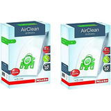 Airclean 3d Efficiency Dust Bag, Type U, 8 Bags & 4 Fil...