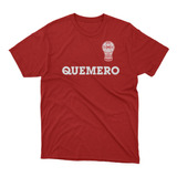 Remera Futbol Huracan Quemero Y Escudo Roja