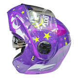 Casco Abatible Para Niña Ich 3110 S, Certificación Dot 