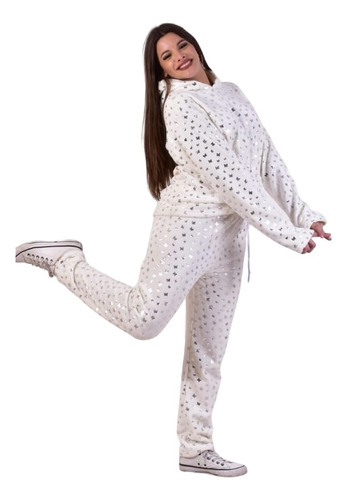 Pijama De Dama Pantalon Polar Abrigado Calentitos 