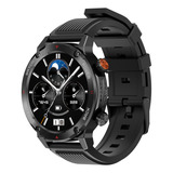Imiki D2 Smartwatch 1.43 Amoled Hd Pantalla 466*466px, Bt 5.3 Llamdas, 3 Atm Impermeable, Asistente De Voz, Bisel Desmontable, Reloj Inteligente Para Hombre/mujer, Negro