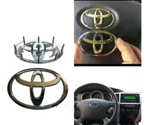 Emblema Insignia Logo Volante Toyota Prado Land Cruiser Vx Foto 2