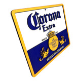 Placa Decorativa Cerveja Corona Box 3d Relevo Bar Dec P486