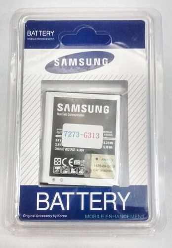 Bateria 100%original Galaxy S2 Duos Tv S7273/ S7273t 1500mah