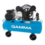 Compresor De Aire Eléctrico Portátil Gamma Máquinas G2803ar Monofásico 100l 3hp 220v 50hz Celeste