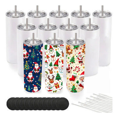 Tazas Para Sublimar Vaso Termos Sublimacións 20oz 600ml 12pzs Blanca Taza Sublimable | Envío gratis