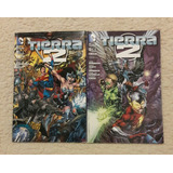 Tierra 2 - Ecc - Dc - N° 1 Y 2 - Lote De Comics