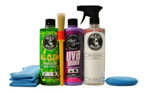 Kit Limpieza Interior Toxic Shine Uva Shake