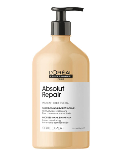 Loreal Absolut Repair Gold Quinoa + Protein - Shampoo 750ml
