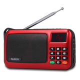 Rádio Mini Fm Portátil Red Rolton W405