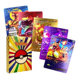 Cartas Pokemon X 55 Multicolor Metalizadas Coleccionables