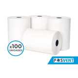 Posvent 57 Mm X 20 Mts Térmico Color Blanco De 100 Unidades Por Pack