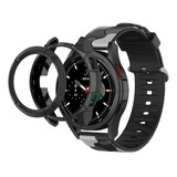 Pulseira Silicone Camuflada+case Para Galaxy Watch4 Watch 4