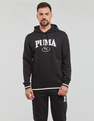 Sudadera Puma Squad Hoodie Caballero Gorro Original Con Logo