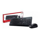 Combo Teclado + Mouse Genius Km-160 - Negro