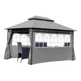 Gazebo Para Patio Al Aire Libre Carpa Protección Uv Fiestas