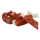 Juguete Para Perro Soga Mordillo 4 Chorizo Salchicha 77cm