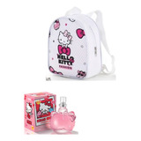 Perfume Infantil Hello Kitty + Bolsinha De Costas Mochilinha