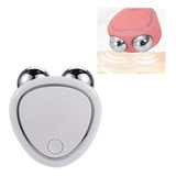 Masajeador Facial De Doble Rodillo Con Microcorriente Usb