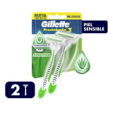 Máquina De Afeitar Gillette Prestobarba Sensitive 2 U