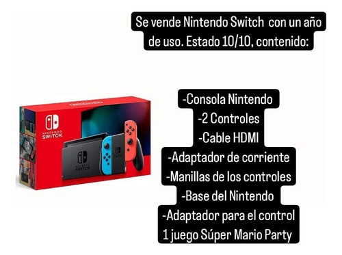 Consola Nintendo Switch 32 Gb Standard Edition Neon