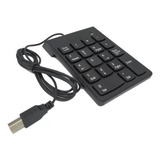 Mini Teclado Numérico Com Fio Usb Para Pc Notebook