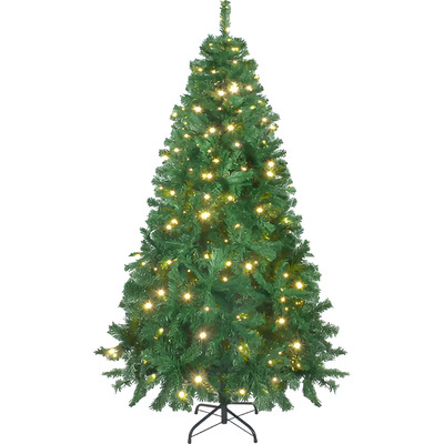 Arbol Navidad Verde 190 Cm Frondoso Luces Led 736 Ramas | Envío gratis